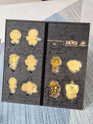 One Piece 海賊王周生生金片一套 有啖有據