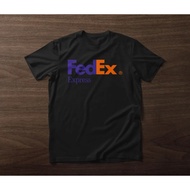 COD-FedEx Express Logo Cotton Tee S-5XL Short Sleeve T-shirt Unisex Black T Shirt Men Tshirt