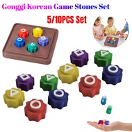 Gonggi Korean Game Stones Set Korea Traditional Play Game Gonggi Jack Stone Pebbles Set Finger Exerc