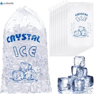 SUCHENHD 100pcs 10 Pounds Ice Bags 20 x 12 inch  Closure With Drawstring