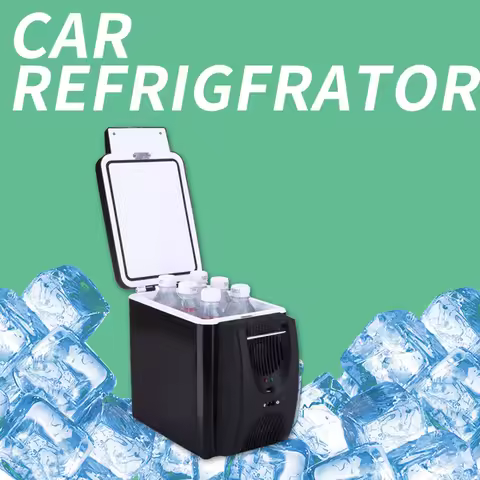 6L Portable Vehicle Refrigerator Mini Car Fridge Incubator Use For Cooling Heating Truck Dormitory B