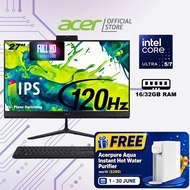 [Free Acerpure Water Dispenser] [NEW] Acer Aspire C27B 27-Inch 120Hz All-in-One Desktop | Intel Core