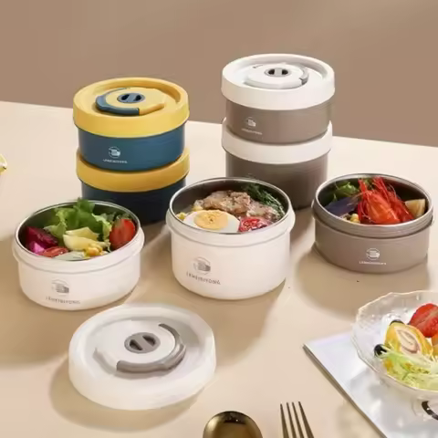 304 stainless steel lunch box, lunch box, insulated lunch box, multi-layer lunch box can be heated i