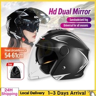 🛵Motorcycle Helmet Topi Keledar Motorcycle GXT Double Visor Helmet Open Face Motosikal Bike Helmet R