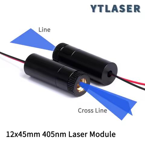 D12X45mm Adjustable Focus 405nm Blue Line/Cross Line Laser Locator 5mw 10mw 30mw 50mw 100mw Laser Di