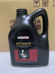 น้ำมันเกียร์ TOYOTA Genuine CVT Fluid FE (สิ้นค้าแท้) ขนาด 4 L