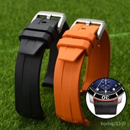 22mm Silicone Watch Bands For Tissot T120 Seastar T120417A 45.5mm Quartz Dial Rubber Sport Men Watch