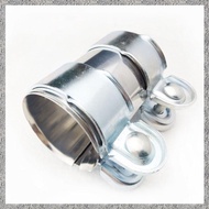 (E M K O) Exhaust Tube Pipe Connector Joiner Joint 2 Inch Adjustable Exhaust Clamp Sleeve Tip
