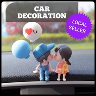 🔥 Cute Cartoon Couple Car Decoration Car Accessories Car Dashboard Decoration Car Interior Decoratio