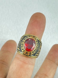 NHẪN NAM TITAN MẠ VÀNG 24K SÁNG BÓNG