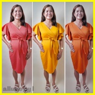 ✹ ♂ ▥ Brianna Semi Formal Elegant Party Dress Wedding Sponsor Dress Ninang Dress PLUS SIZE