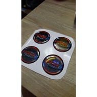 Emblem stickers / trendy auto embossed stickers