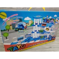 Tayo little bus parking lot Toy pompy