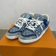 LV路易威登牛仔拼接Trainer板鞋，UK7    41 碼 98新