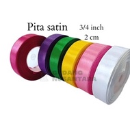 3/ 4 inch satin ribbon 2 cm satin ribbon/ plain colored satin ribbon/