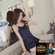 #readystock SUZY Sexy Sleepwear Pyjamas Sleeveless Dress Baju Tidur nightwear pajamas seksi wanita