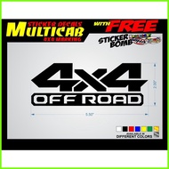 ◵ ✱ ✔ Multicab 4x4 marking Sticker Decals Set cut-out vinyl