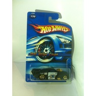 Hot Wheels. 2006 Mainline - 170. 41 Willys Coupe 1941. Gold Base Short White Design by MATTEL