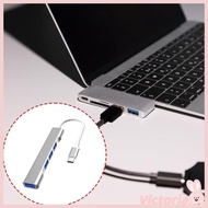 VIC USB-C 3-in-1 Hub Adapter, Male to 3x USB 2.0 + 1x USB 3.0 Extension