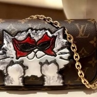 全新 路易威登與 Grace Coddingon 同行系列 Wallet on Chain Ivy M15148