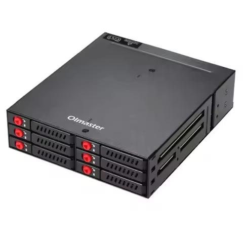 4/6-Bay 2.5inch SATA SSD HDD Hot Swap Mobile Rack/Enclosure Hard Disk Enclosure Rack Data Storage Fo