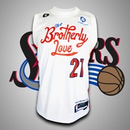 เสื้อบาส เสื้อบาสเกตบอล NBA philadelphia 76ers เสื้อทีม ฟิลาเดเฟีย เซเว่นตี้ซิกเซอร์ส์ #BK0153 รุ่น City Joel Embiid#21 ไซส์ S-5XL