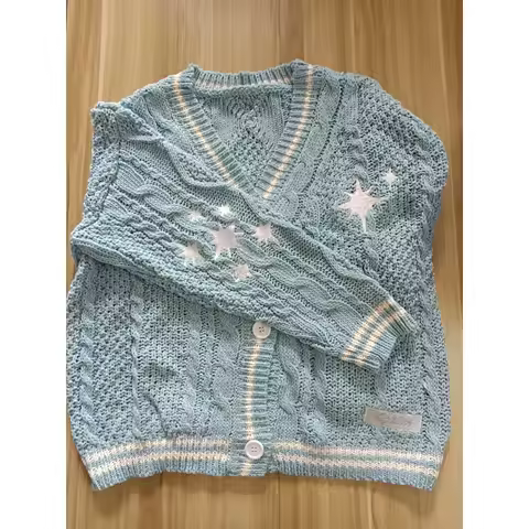 Fans-made Taylor's Blue Opalite Embroidered Cardigan