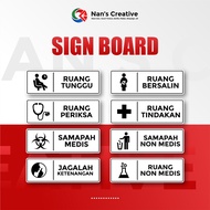 Acrylic SIGN BOARD Acrylic BOARD/ Acrylic Name BOARD 1 Side