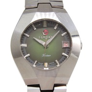 Rado Tessina watch, stainless steel, automatic winding, analog display, green dial, unisex [Used]