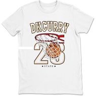 CustomKaos lovers currys Graphic Tees Basketball Design Printed Dark Curry Sneaker Matching Ins tren