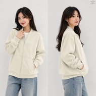 BEXLEY Bomber Jacket Beige Korean StylePOLOS Unisex M-XXLPOLOS [Men & Wanita]