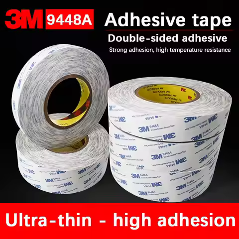 3M Double Sided Adhesive Tape 9448A Ultra-thin, high adhesion, strong adhesive tape, non-marking, hi