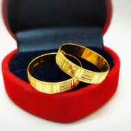 LAELA CINCIN BELAH ROTAN BERBINTANG PASIR EMAS TULEN 916 GOLD RING