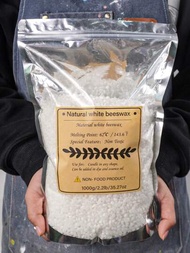 2.2磅/1000克天然白色蜂蠟粒蠟 Diy 蠟燭製作原料