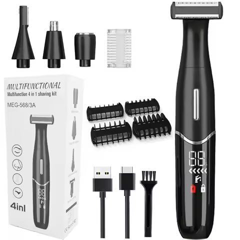 Intimate Areas Haircut Precision Shaver Men Bikini Line Sensitive Razor Balls Eggs Pubic Hair Shavin