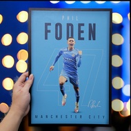 Football Photo | Affiche Foden Wall Painting | Football Room Decor Poster | Photo Frames for Home De