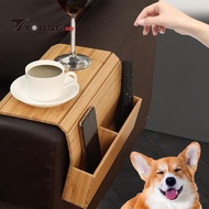 [Available] Couch Cup Holder Wooden with Cup Tray Hanging Storage Bag Couch Pouch recliner Couch Cad
