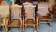 ROCKING CHAIR SOLIHIYA KENNEDY STYLE FREE ABANICO/WOODEN ROCKING CHAIR /BUTAKA/ROCKER/RATTAN ROCKING CHAIR