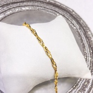 Gold Bracelet Gold 9999 Birthday Gift Mother's Day Gift