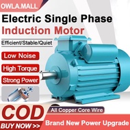 Single Phase Motor 3HP/2200W 5HP/3800W Electric Induction Motor 220V High Power Grinder Motor Corn T