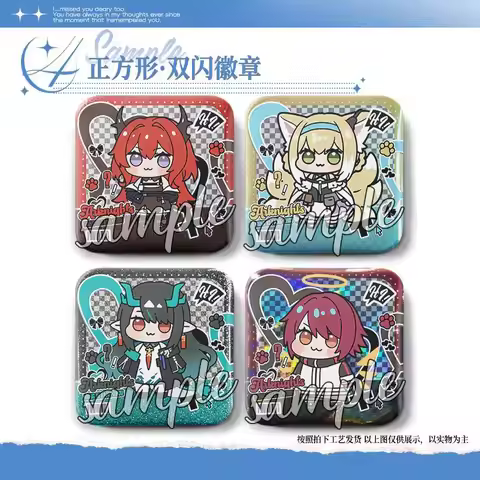 Anime Arknights Lumen Skadi the Corrupting Heart Brooch Cute Pin Wallet Backpack Clothing Jewelry Ba