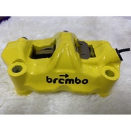 BREMBO GP4 CALIPER YELLOW/GREEN/TITANIUM (4 POT)