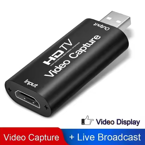 Video Capture Card Output 1080P Input 4K HDMI-compatible To USB Video Capture Card 1080P USB Easy Ca