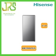 ตู้เย็น 1 ประตู HISENSE RR239D4TGN 6.5 คิว สีเงิน ( 1 ชิ้น ต่อ 1คำสั่งซื้อ)