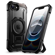 SUPCASE สำหรับ iPhone 16e กรณีพร้อมขาตั้งกริปด้วงยูนิคอร์นเข้ากันได้กับ MagSafe ระดับทหารการตกแข็งแก