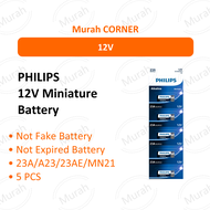 [Authorised Reseller] PHILIPS 23A 27A Battery Bateri Batteri A23 A27 AE MN21 MN27 L1028 L828 12V Car