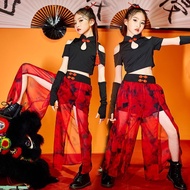 Children's Performance Costume Chinese Style Model T-Taiwan Catwalk Trendy Costume Girls Jazz Dance 