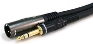 Monoprice 134314 XLR Male to 1/4inch TRS Male Cable - 3 Feet (2 Pack) | Gold Plated, 16AWG - Premier
