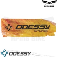 Odessy Bicycle Spokes 20" 14G x 187mm Black BMX Bike Spokes