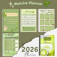 2026 PLANNER | MATCHA PLANNER 2026 | A5 2026 PLANNER | Printisa